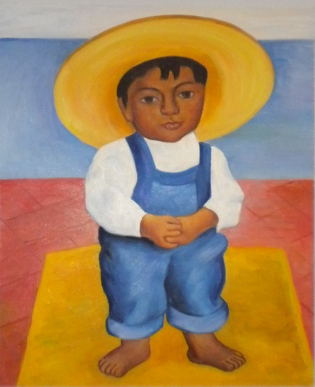 Vendita falso d'autore retrato de Ignacio Sanchez di Rivera-Khalo